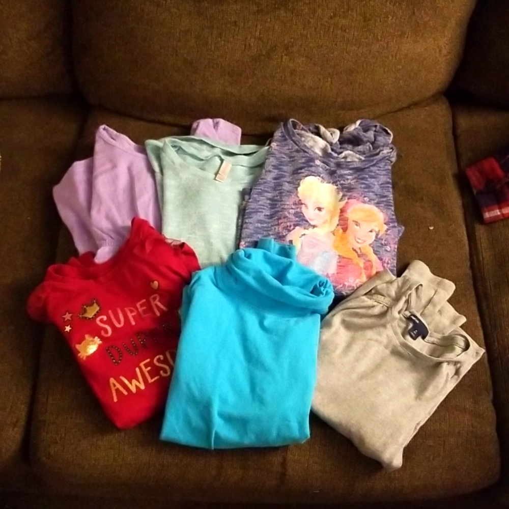 Lot of 6, girls tops